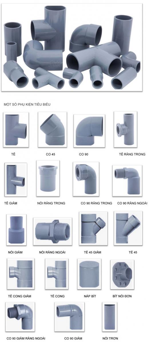 PHỤ KIỆN ỐNG NHỰA uPVC